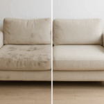 Clean Sofa in cozy living room