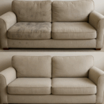 Clean Sofa in cozy living room